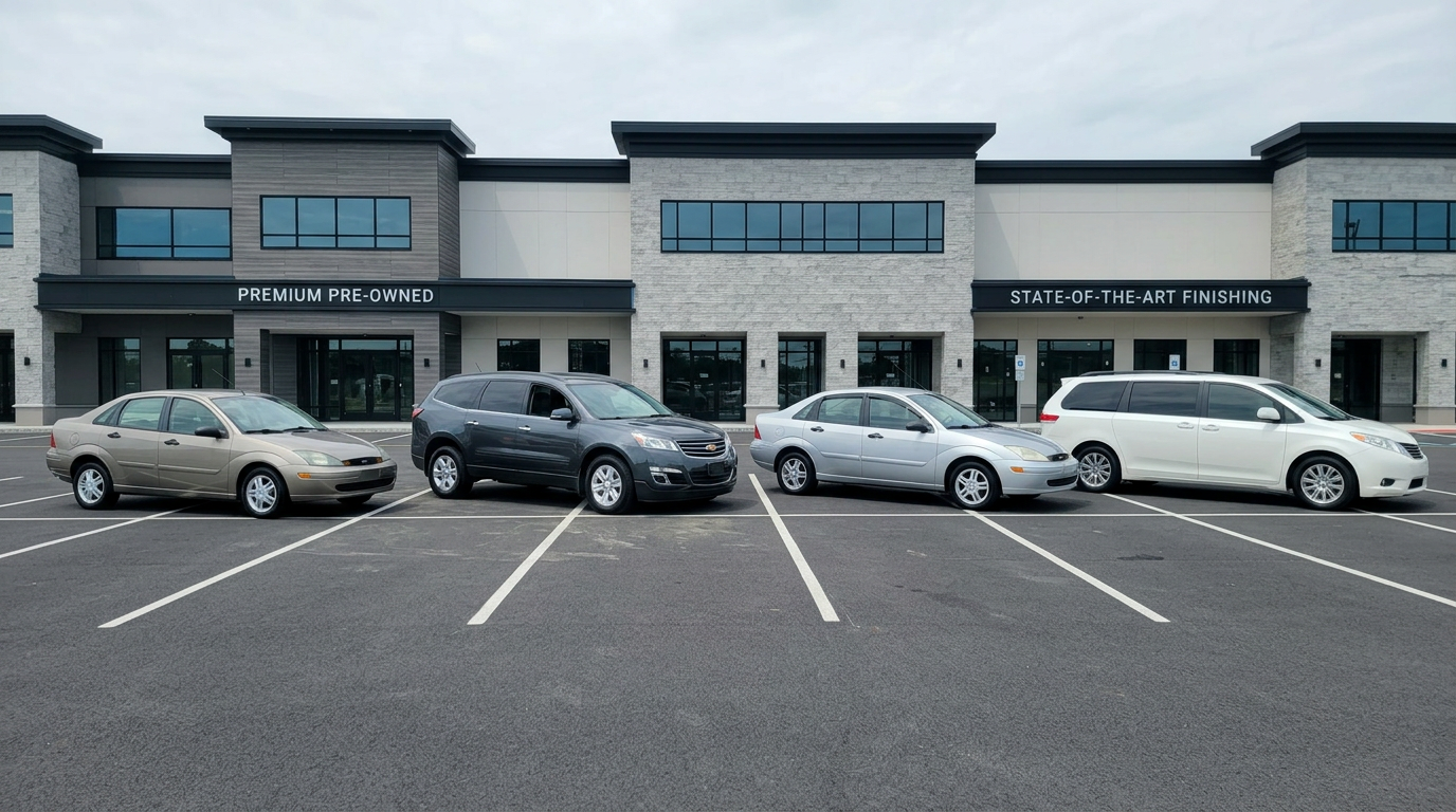 Reconditioned vehicles ready to drive